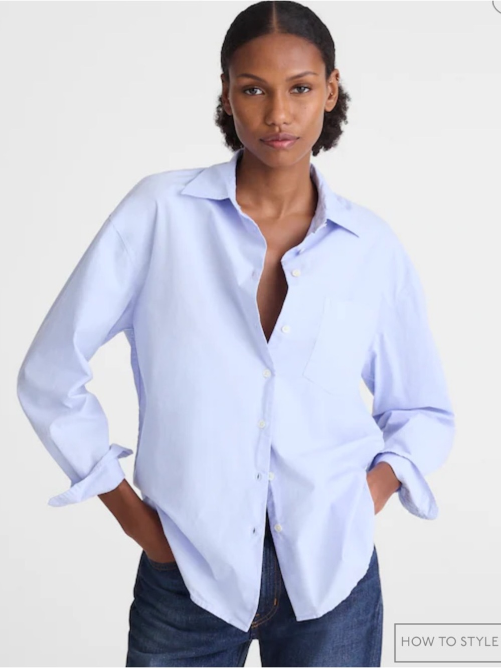 nwt madewell the easy shirt